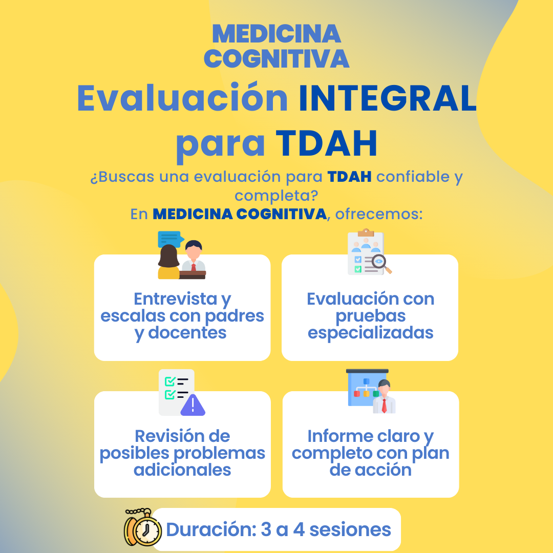 Diagnostico y Tratamiento de TDAH Infantil