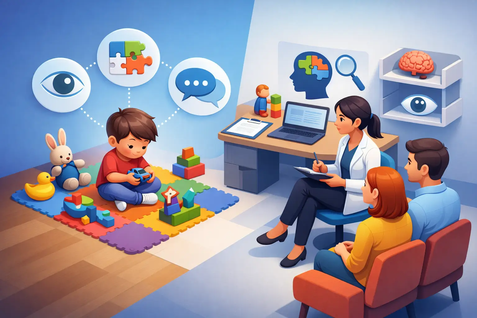Autismo infantil: señales y evaluación clínica