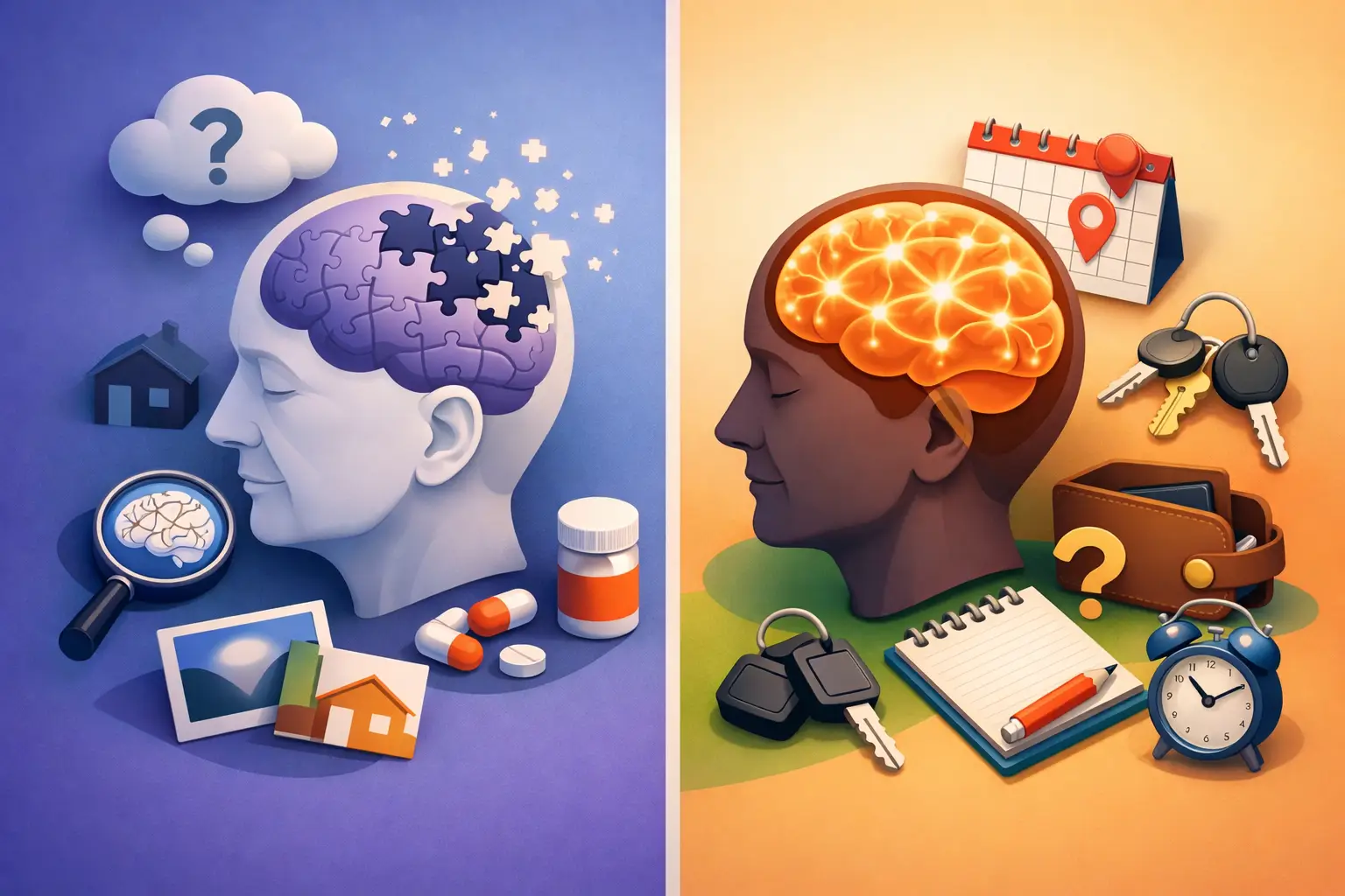 Diferencia entre demencia y olvido común Diferencia entre demencia y olvido común