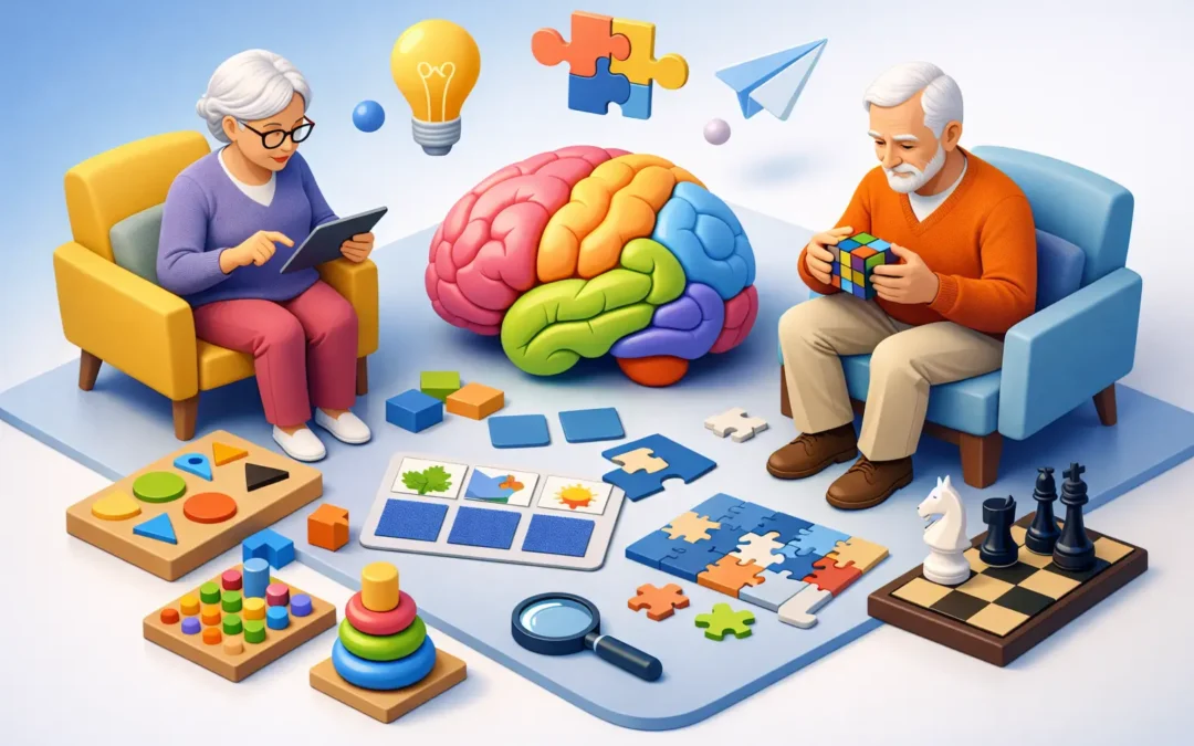 Ejercicios de estimulación cognitiva para mayores